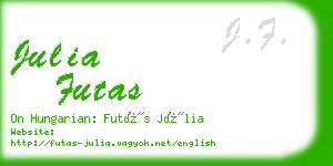 julia futas business card